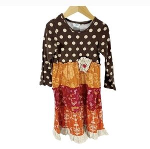 ❤ Peaches 'N Cream Fall Little 👗 Girls 👧 Dress